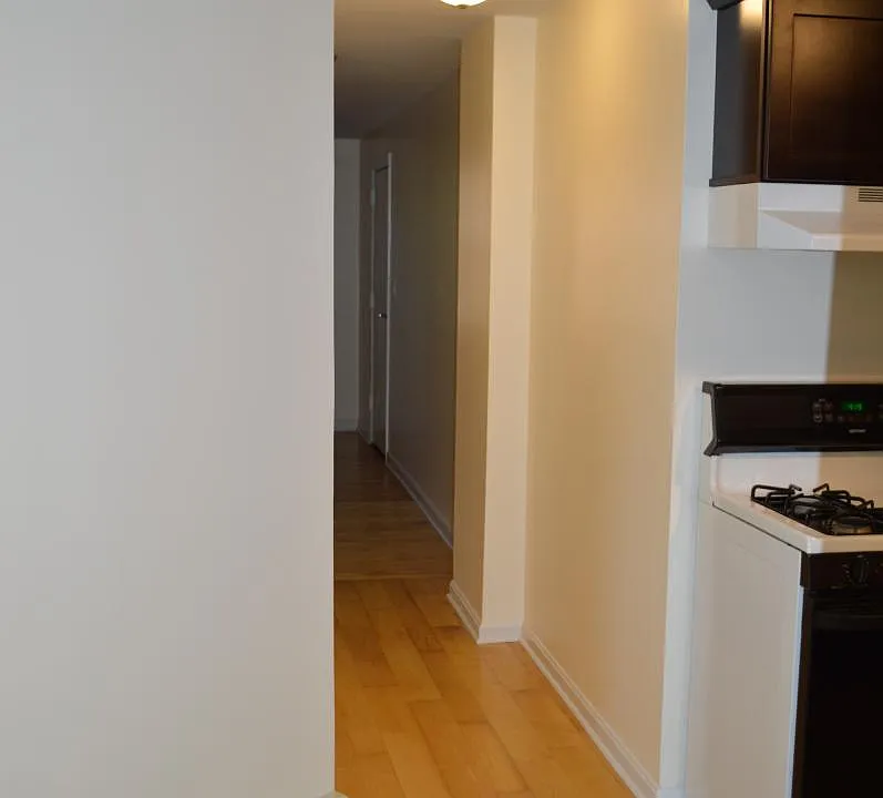 Hall to living room