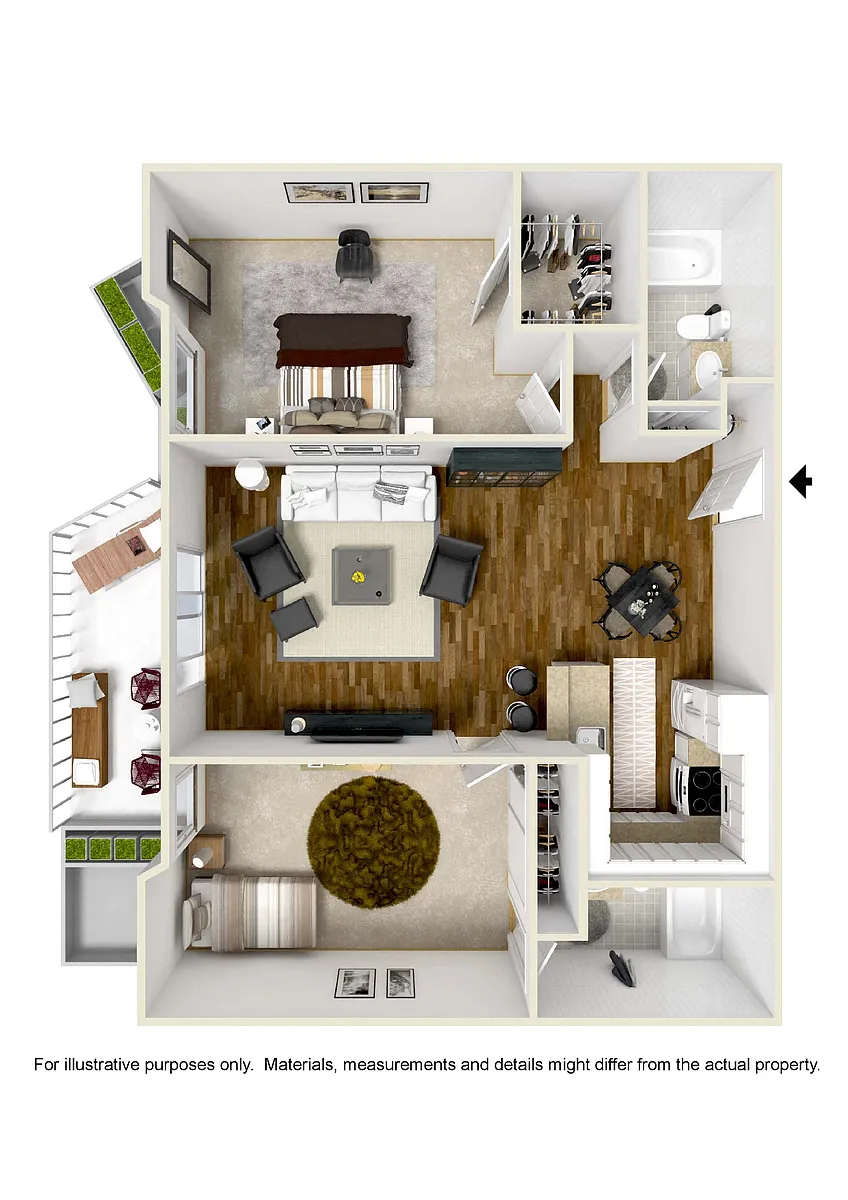 Floor plan 2B