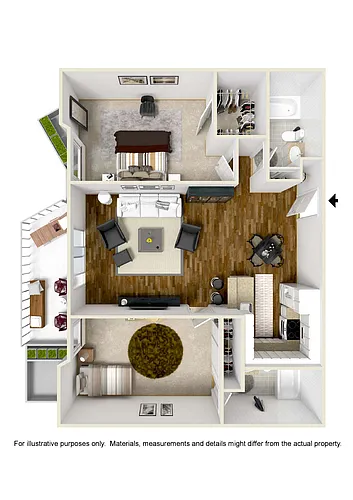 Floor plan 2B