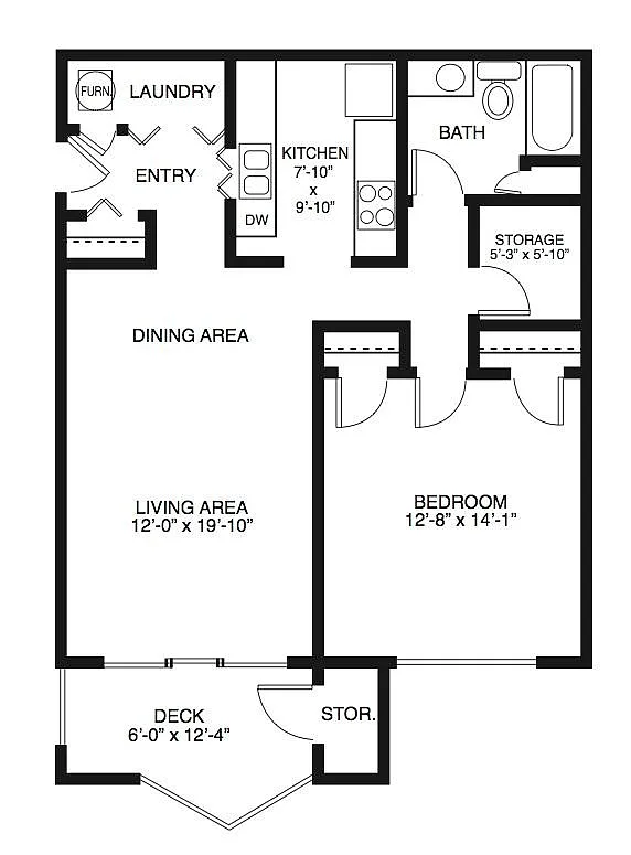 Floor plan New Yorker