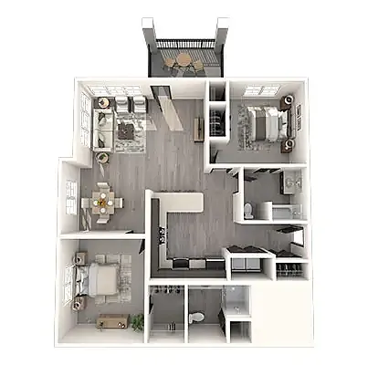Floor plan 2B