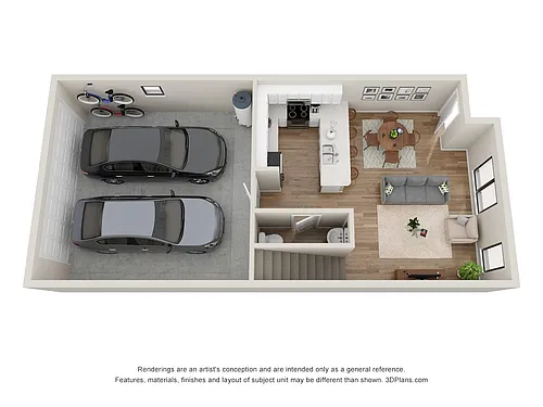 Floor plan 2BED WITH LOFT