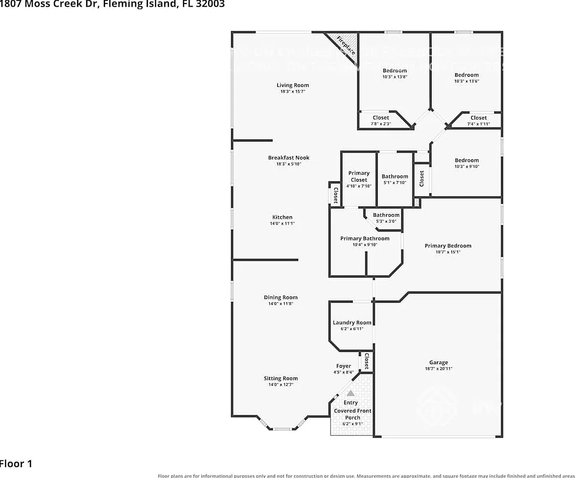 1807 Moss Creek Dr Fleming Island, FL 32003 — Photo 2
