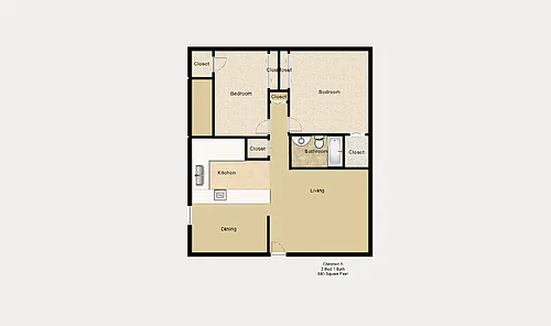 Floor plan Townhouse- No Garage