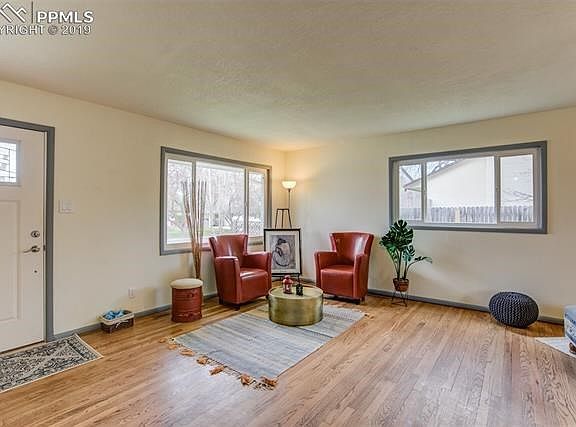Beautiful wood floor and light and bright New windows allow plenty of sunshine in.