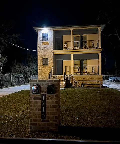 Front of house.