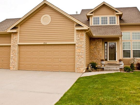 Three car garage on a corner lot