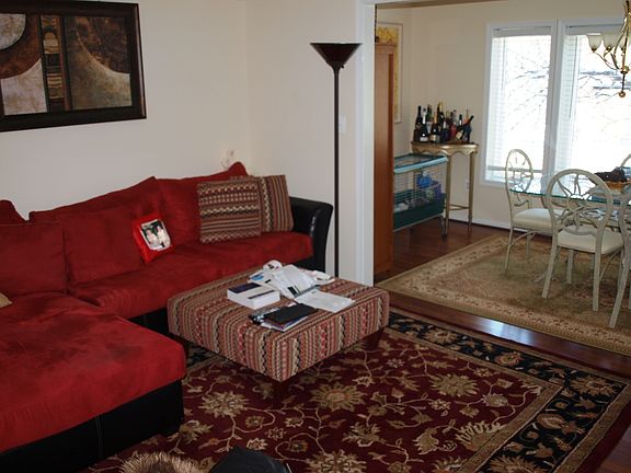 living room with fireplace