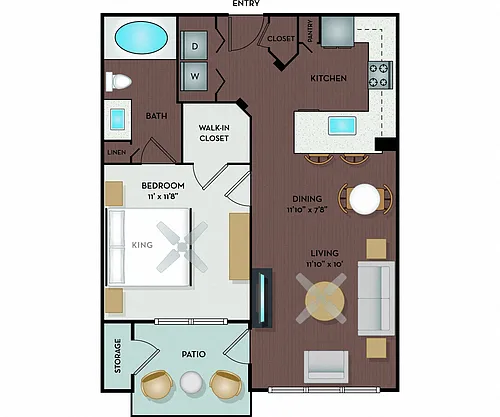 Floor plan Studewood