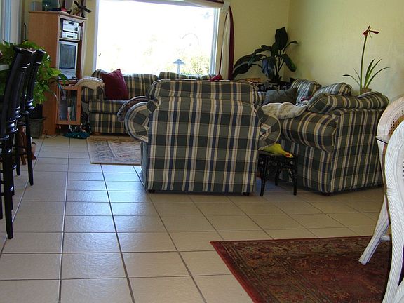 Tiled Room with Picture Window