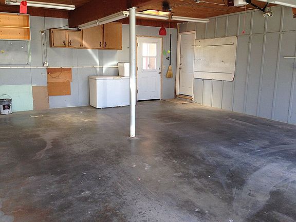 Doors go to deck and kitchen