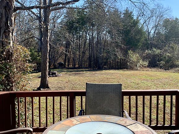 View into backyard 