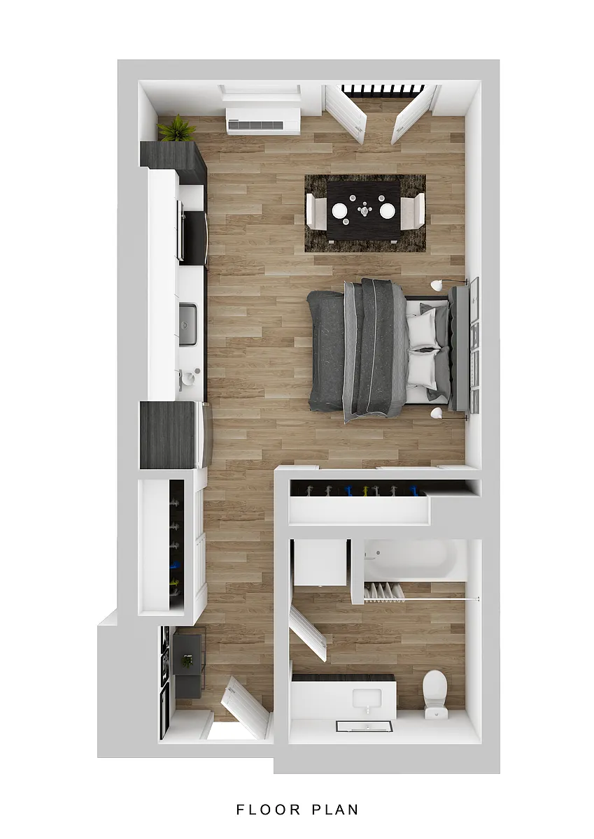 Floor plan Klipsan - Studio A