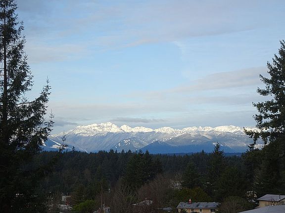 Olympic Mts. deck view
