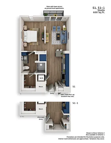 Floor plan S1