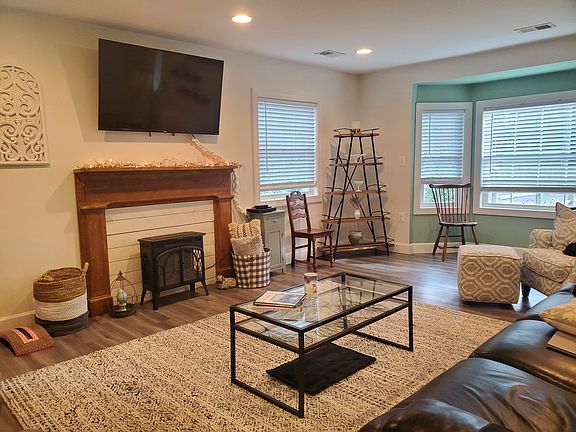 Large Living Space With Bay Window