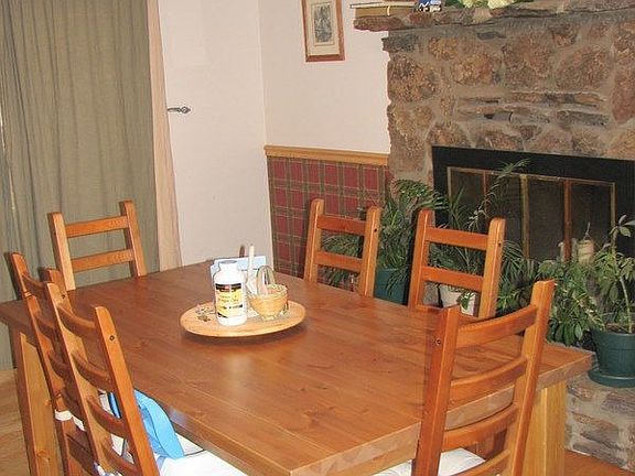 Large Dining Room with Fireplace