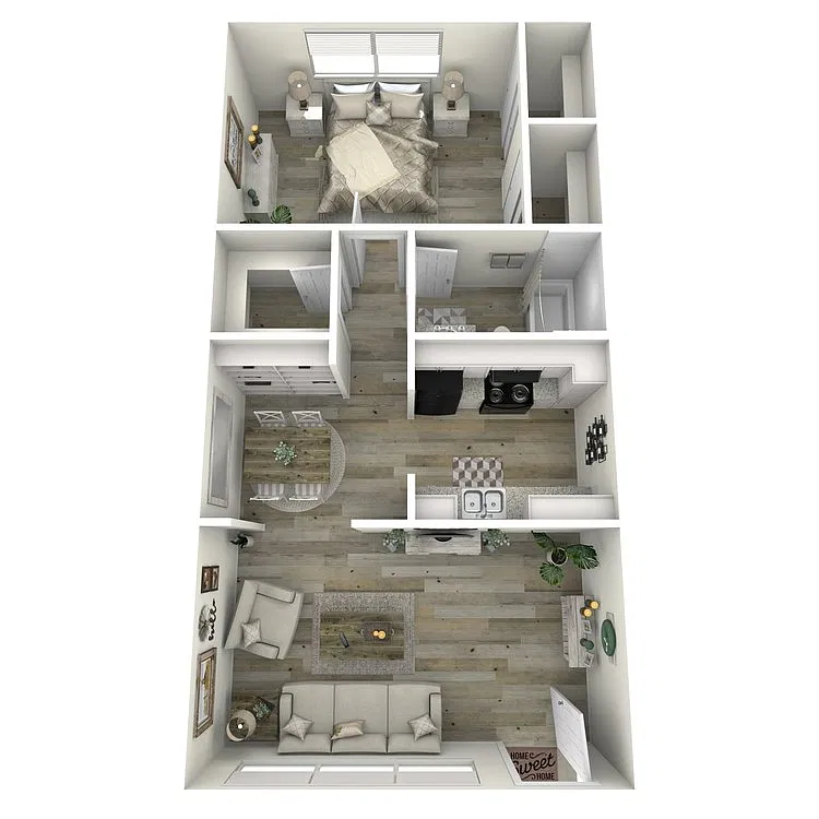 Floor plan A2 Renovated