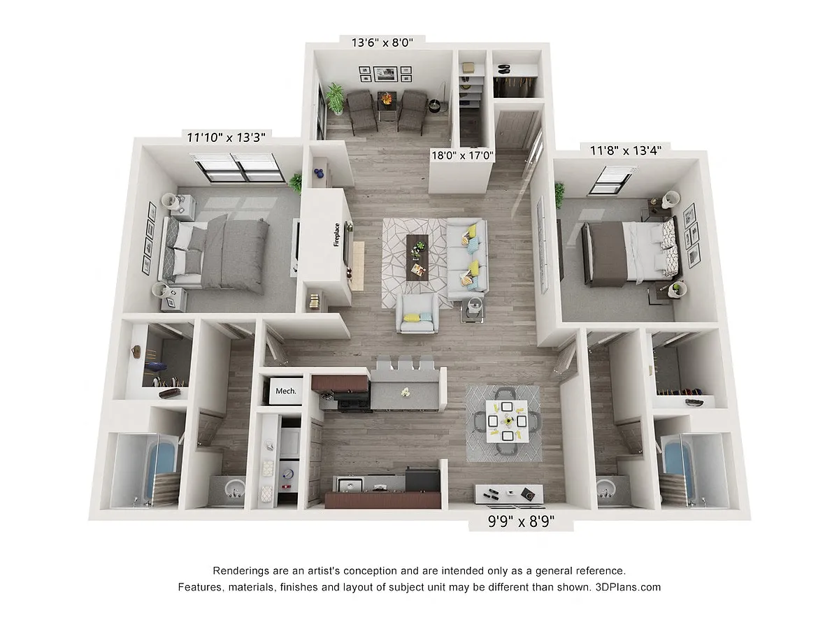 Floor plan Dartmouth I