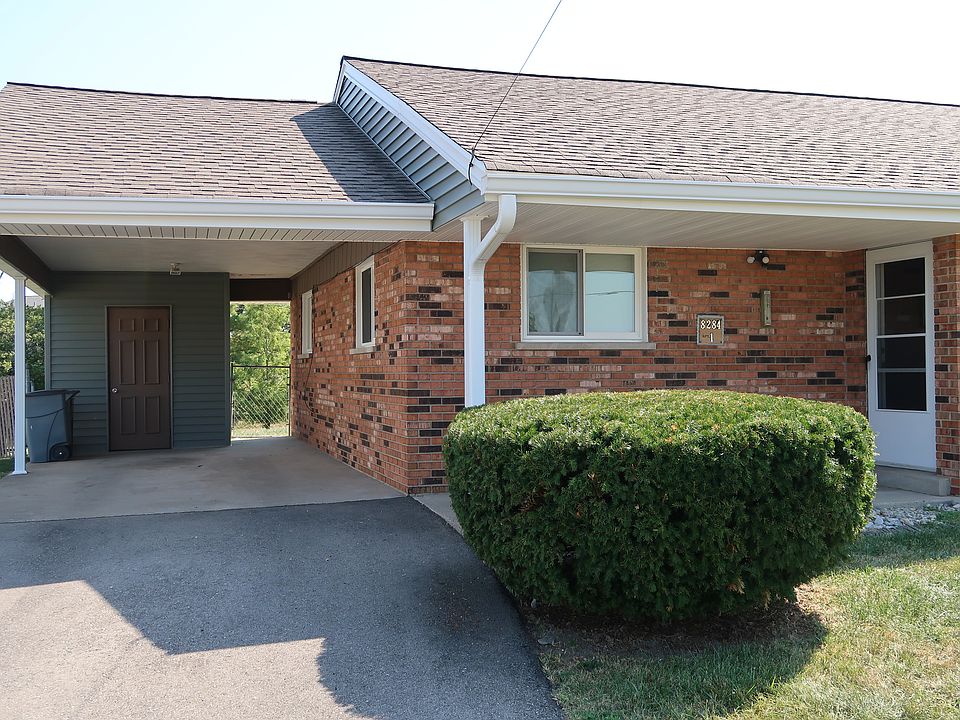 Front Entry and Carport, Driveway