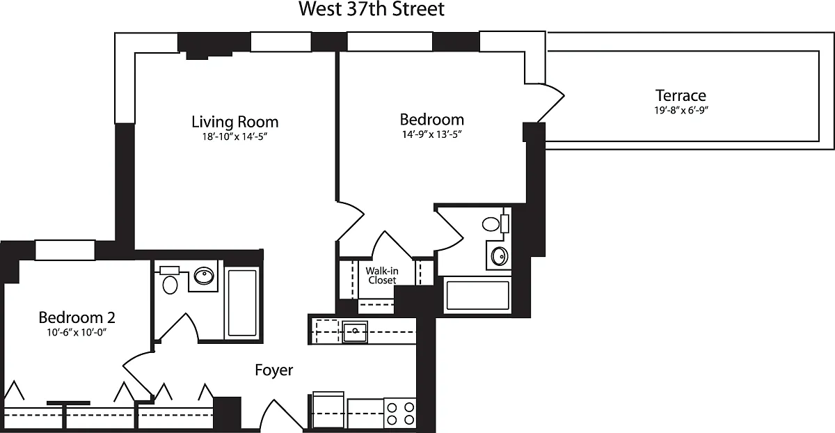Floor plan Plan S, floor 14