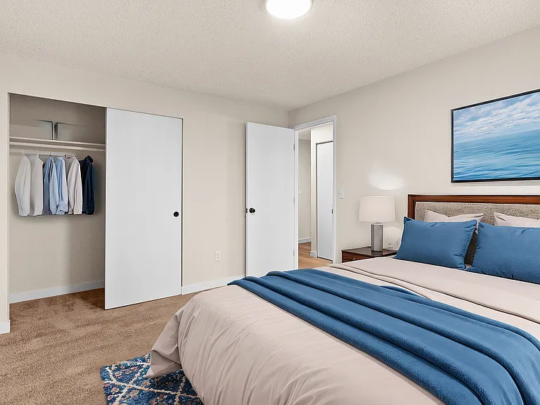 Relax in this beautifully designed bedroom, your personal oasis of comfort. Relax in this beautifully designed bedroom, your personal oasis of comfort.