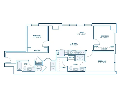 Floor plan C01