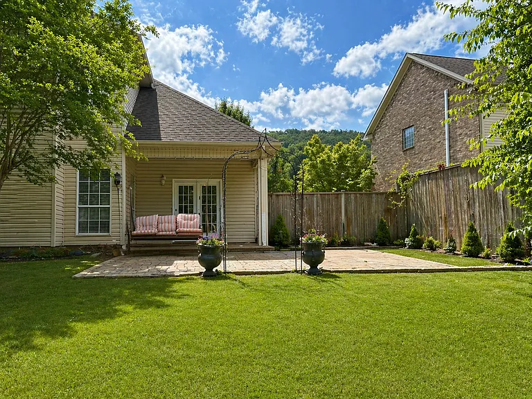 Backyard patio