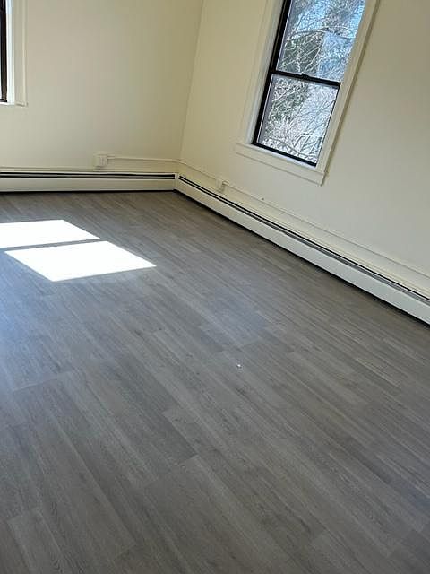 Living area that opens up to kitchen
