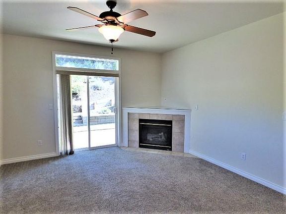 Natural Gas Fireplace In The Living Room.