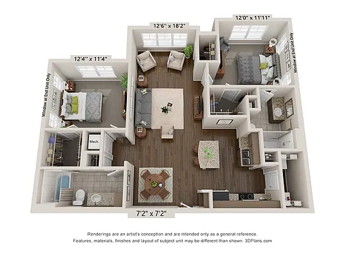 Floor plan B3