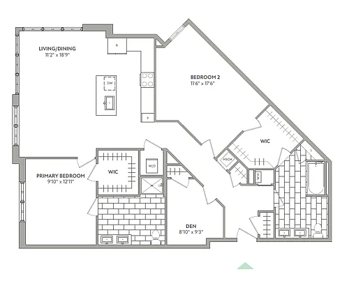 Floor plan B10D