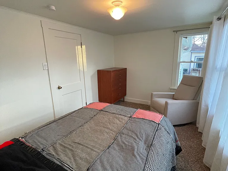 Bedroom next to family room.