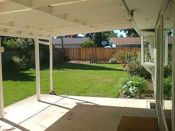 covered patio looking west