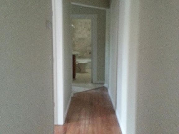 hallway from living room to kitchen