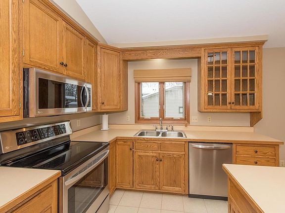 Brand new stainless appliances, center Island and opens to dining and living room