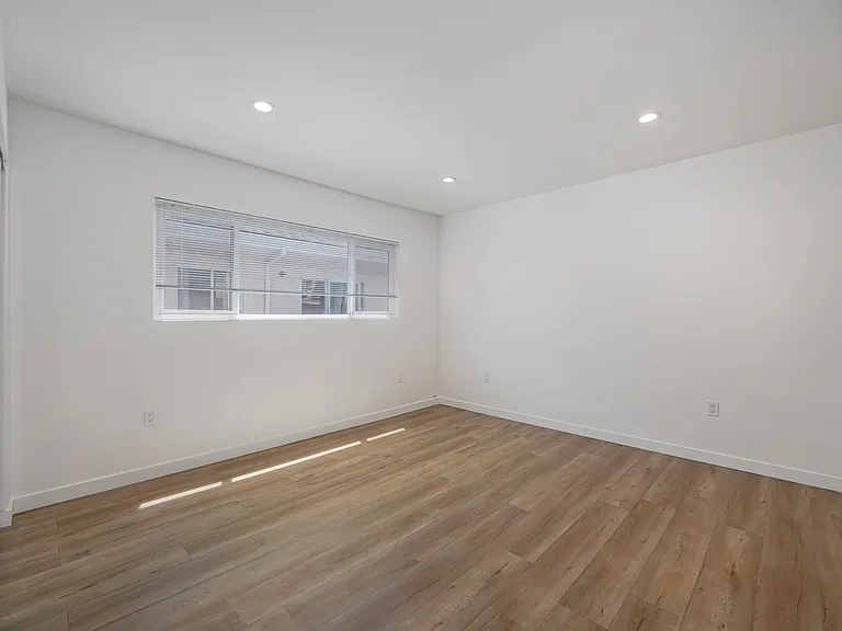 Bedroom Space with Recessed Lighting