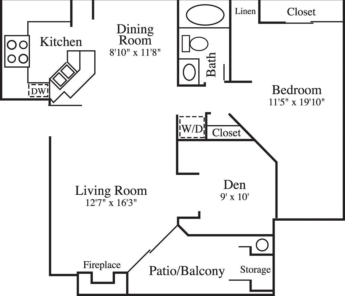 Floor plan La Playa