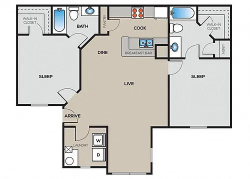Floor plan 2A