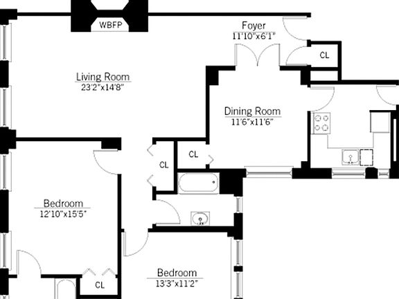 2nd image of 40 W 55th St APT 9A