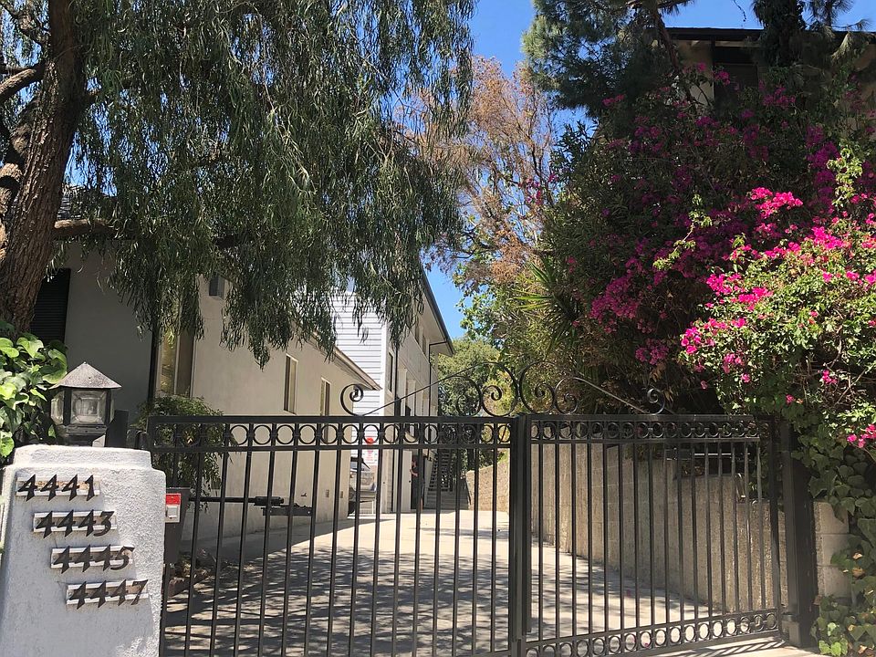 Gated entrance.