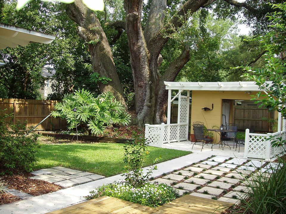 Beautiful backyard
