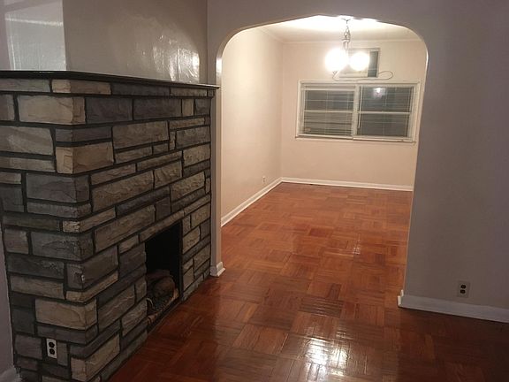 Living room into dining room