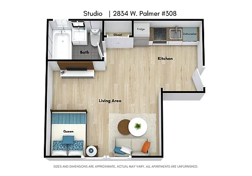 Floor plan Studio
