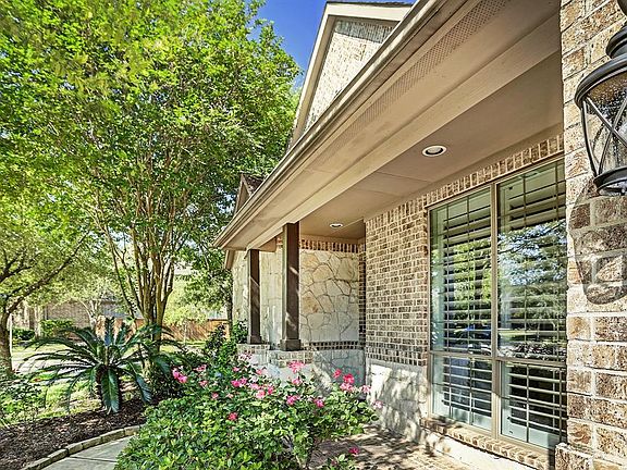 Great stone and brick elevation on this beautiful home.
