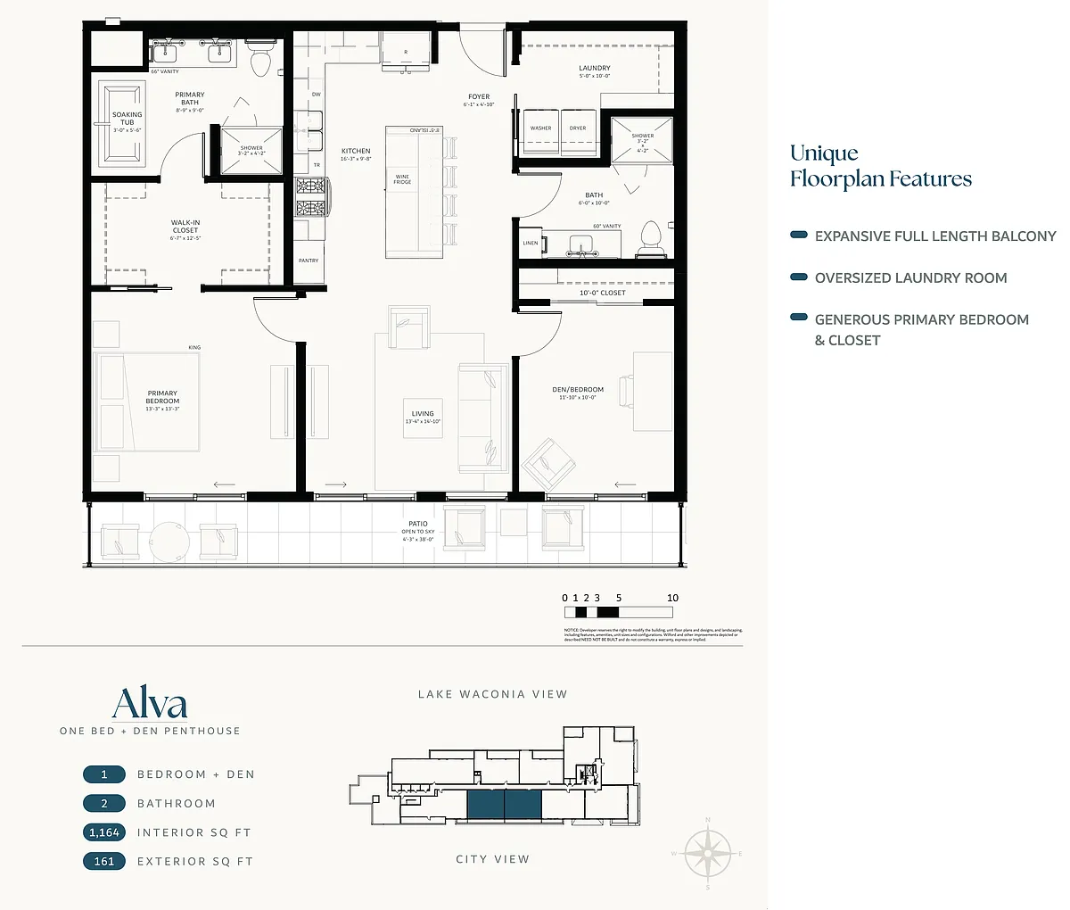 Floor plan Alva - Penthouse
