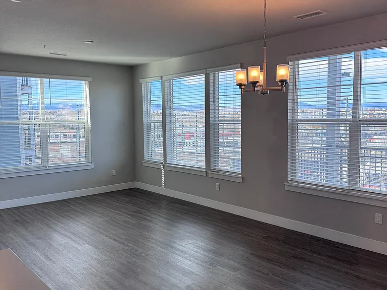 Living room over looking the mountains!