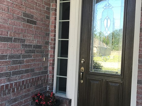 8' Leaded Glass Door