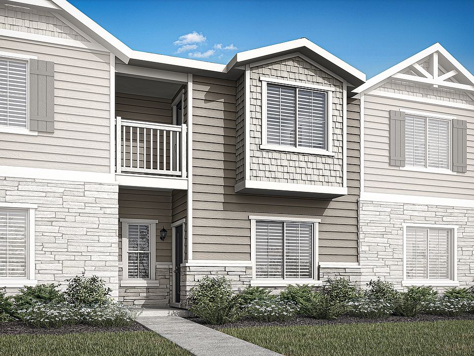 The Basin is a beautiful two story home with siding and stone.