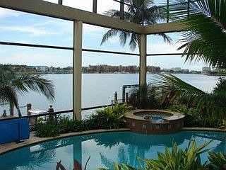 Custom Pool and Spa area